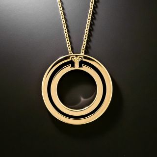 Estate Tiffany & Co. T Collection Circle Necklace  - 2