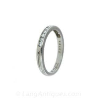 Estate Tiffany Diamond Wedding Band