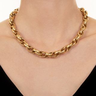 Estate Triple-Link Rope Chain, Italy