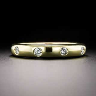 Estate Van Cleef & Arpels Four Diamond Wedding Band - 2