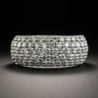 Estate Wide Pave Diamond Band - 1