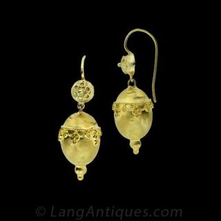 Etruscan Revival Amphora Earrings