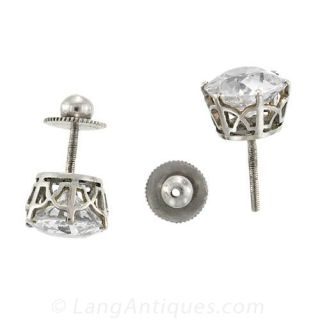 European Cut Diamond Studs