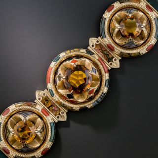 Exceptional Scottish Citrine Bracelet 