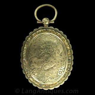 Exceptional Victorian Mourning Locking