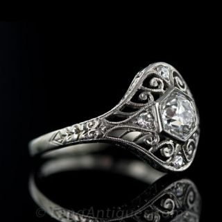 Exquisite Edwardian Diamond Ring
