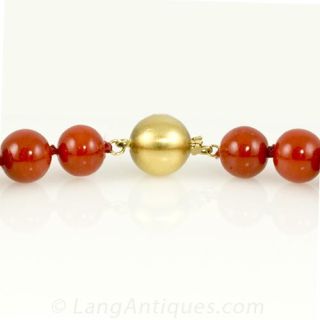 Exquisite Red Coral Necklace