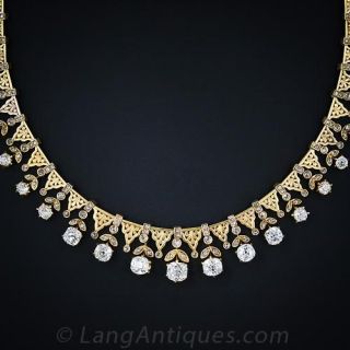 Extrordinary Antique Diamond Necklace