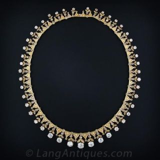 Extrordinary Antique Diamond Necklace