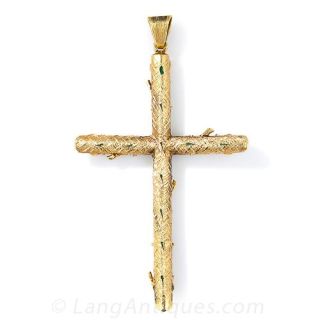Fabulous Emerald Cross