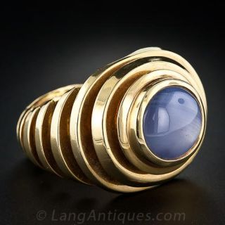 Fabulous Gent's Star Sapphire Ring