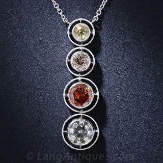 Fancy Colored Diamond Pendant