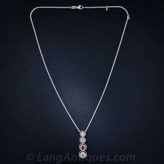 Fancy Colored Diamond Pendant