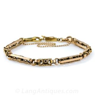 Fancy Victorian Link Bracelet