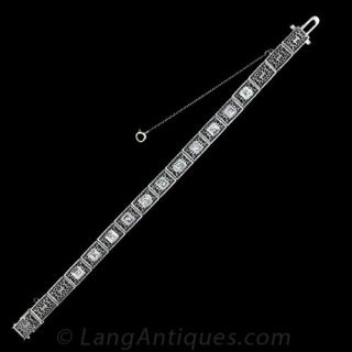 Filigree Diamond Bracelet