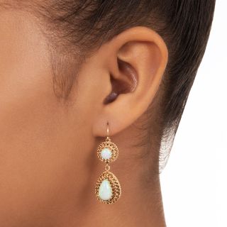 Opal Dangle Earrings
