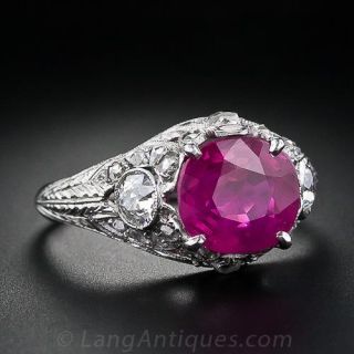 Fine Edwardian Ruby Ring