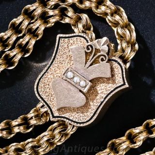 Five Feet Long Victorian Slide Necklace