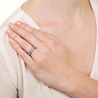 Five-Stone Square-Cut Diamond Band