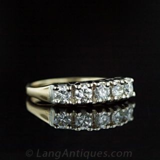 Five Stone Wedding Band