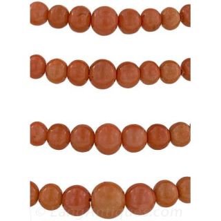 Five Strand Coral Necklace