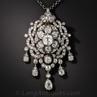 Victorian Diamond Pendant - 1
