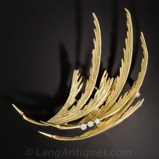 Flock of Birds Brooch by Krementz