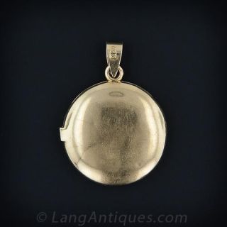 Floral Engraved Locket