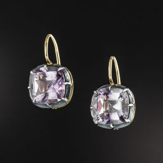 Fred Leighton Antique Style Amethyst Earrings - 2
