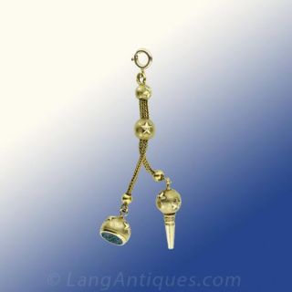 Victorian-Seal-and-Watch-Key-Fob-Main-View