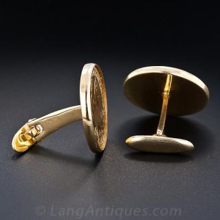 French 20 Franc Coin Cufflinks