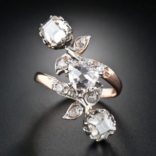 French Antique 1.91 Carat Fancy Light Pink-Brown Diamond Ring - GIA - 6
