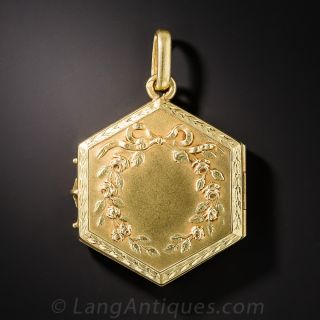French Antique 18K Locket