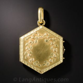 French Antique 18K Locket