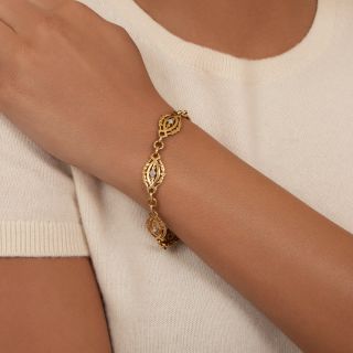 French Antique Diamond Bracelet