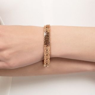 French Antique Rose Gold Bracelet