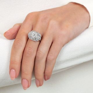 French Art Deco Diamond Ring