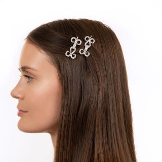 French Art Deco Hair Barrettes