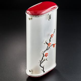 French Art Deco Japonesque Crystal Case