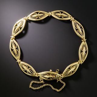 French Art Nouveau 18K Bracelet - 3