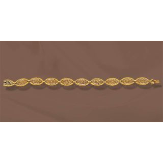 French Art Nouveau Bracelet with Seed Pearls