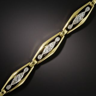 French Art Deco Diamond Bracelet - 2