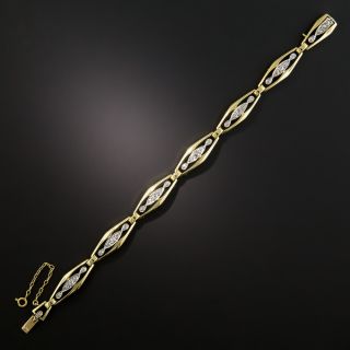 French Art Nouveau Diamond Bracelet