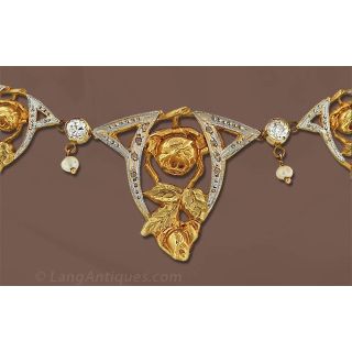 French Art Nouveau Necklace