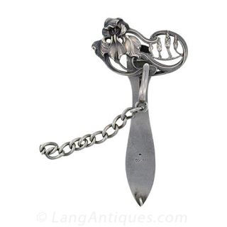 French Art Nouveau Silver Chatelaine