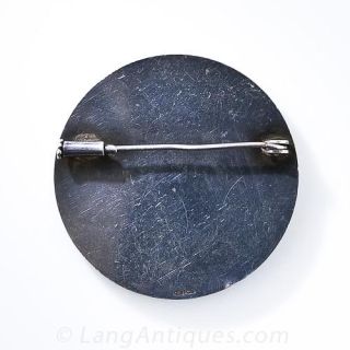 French Art Nouveau Silver Insect Pin
