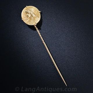 French Art Nouveau Stickpin