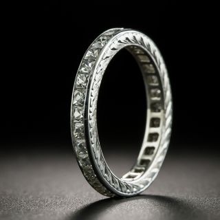 French-Cut Diamond Eternity Band, Size 6 1/4 - 1