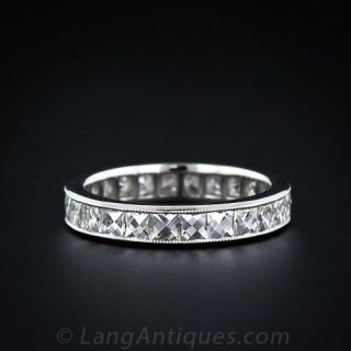 French-Cut Diamond Eternity Band, Size 6