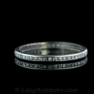 French Cut Diamond Eternity Band